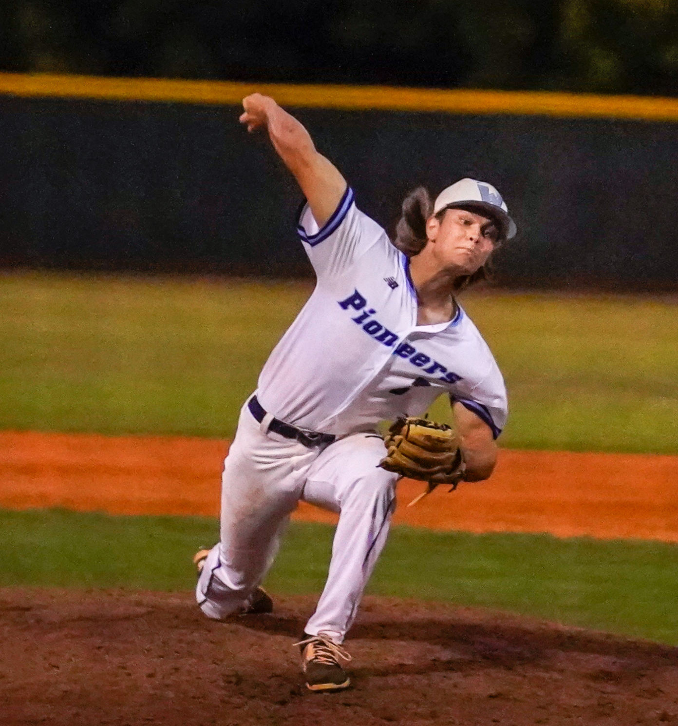 Ryan Beach-Verhey pitching